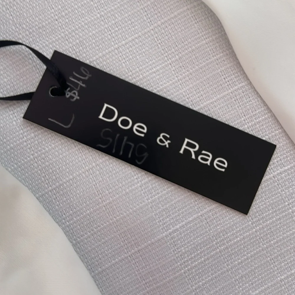 Doe & Rae White Women's Jacket, size L - Picture 7 of 7